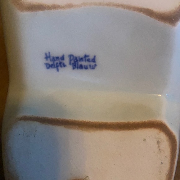 Vintage Delft Blauw Handpainted Porcelain Clog - Picture 4 of 9